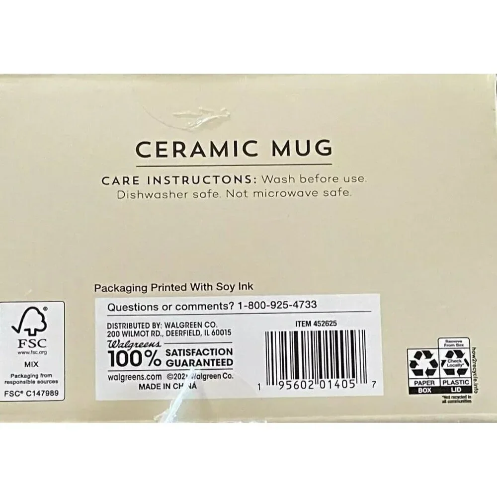 Jumbo Mug Modern Expressions Coffee Tea 20.6 oz Gift Stay On The Bright Side New